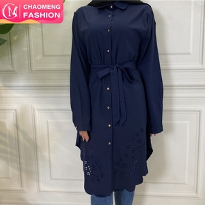 2014# Long Sleeve Tops Modest Fashion for Women <b>Plus</b> <b>Size</b> Shirts Blouses Muslim Islamic Clothing Wholesale - Product Image 1