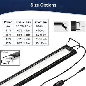 <span class=keywords><strong>Lampe</strong></span> d'aquarium LED à spectre complet RGBW Reef Saltwater Fish Tank Lamp IP67 IP68 <span class=keywords><strong>pour</strong></span> Terrariums Seaweed Aquarium Lights Product - Product Image 1