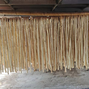 Canne de marche en bois naturel, canne blanche en bois massif, bâton de randonnée antidérapant pour usage extérieur - Product Image 5