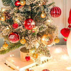 Di alta qualità 8cm ciondolo in oro del nuovo anno palla di plastica stampata UV palla decorativa con forma speciale di placcatura di <span class=keywords><strong>natale</strong></span> ornamento - Product Image 3