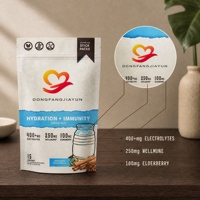 Poudre d'électrolytes végétalienne avec vitamines, 15 sachets, sans gluten, complément sportif et fitness, marque privée