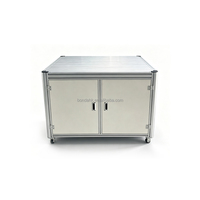 Armoire de distribution industrielle pour serveur, idéale pour le stockage d'outils industriels et l'utilisation de boîtiers de prises industrielles