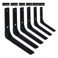 Support de cadre en fer en acier inoxydable de 3 "à 16" en gros Support de trépied dissimulé robuste Support en forme de L