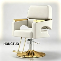 Nouveau fauteuil de salon réglable et inclinable, chaise de coiffure et de barbier, mobilier de salon de coiffure ajustable