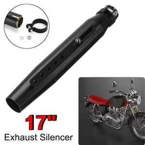 Silencieux d'échappement de moto rétro vintage classique électro-plaqué Moto pour <span class=keywords><strong>Cafe</strong></span> <span class=keywords><strong>Racer</strong></span> Bobber Chopper Custom - Product Image 3
