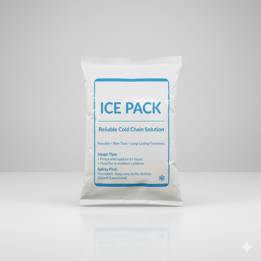Long-Lasting Reusable Gel Ice Pack for Cold Chain Shipping & Food Temperature Maintenance