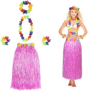 <span class=keywords><strong>Jupe</strong></span> <span class=keywords><strong>hawaïenne</strong></span> en herbe de <span class=keywords><strong>Hula</strong></span> pour hommes et femmes, vente en gros, <span class=keywords><strong>jupe</strong></span> en feuille, tenues de soirée Luau, nouvelle collection - Product Image 6