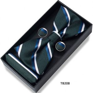 FX Formal Dress Neck Ties for <b>Mens</b> Black Necktie With Ties Clip Gift Set Neckties Hanky <b>Cufflinks</b> 4pcs Suits for Party Wedding - Product Image 1