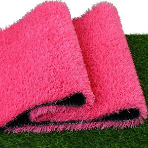 Gazon artificiel en gros Tapis de jardin naturel extérieur Gazon artificiel Gazon, Tapis rose Gazon synthétique - Product Image 5