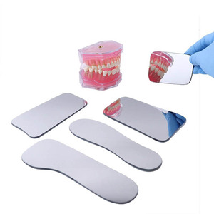 Juego de 5 Espejos Intraorales Dentales, Doble Cara, Reflectantes, Kit de Fotografía Ortodóntica - Product Image 1