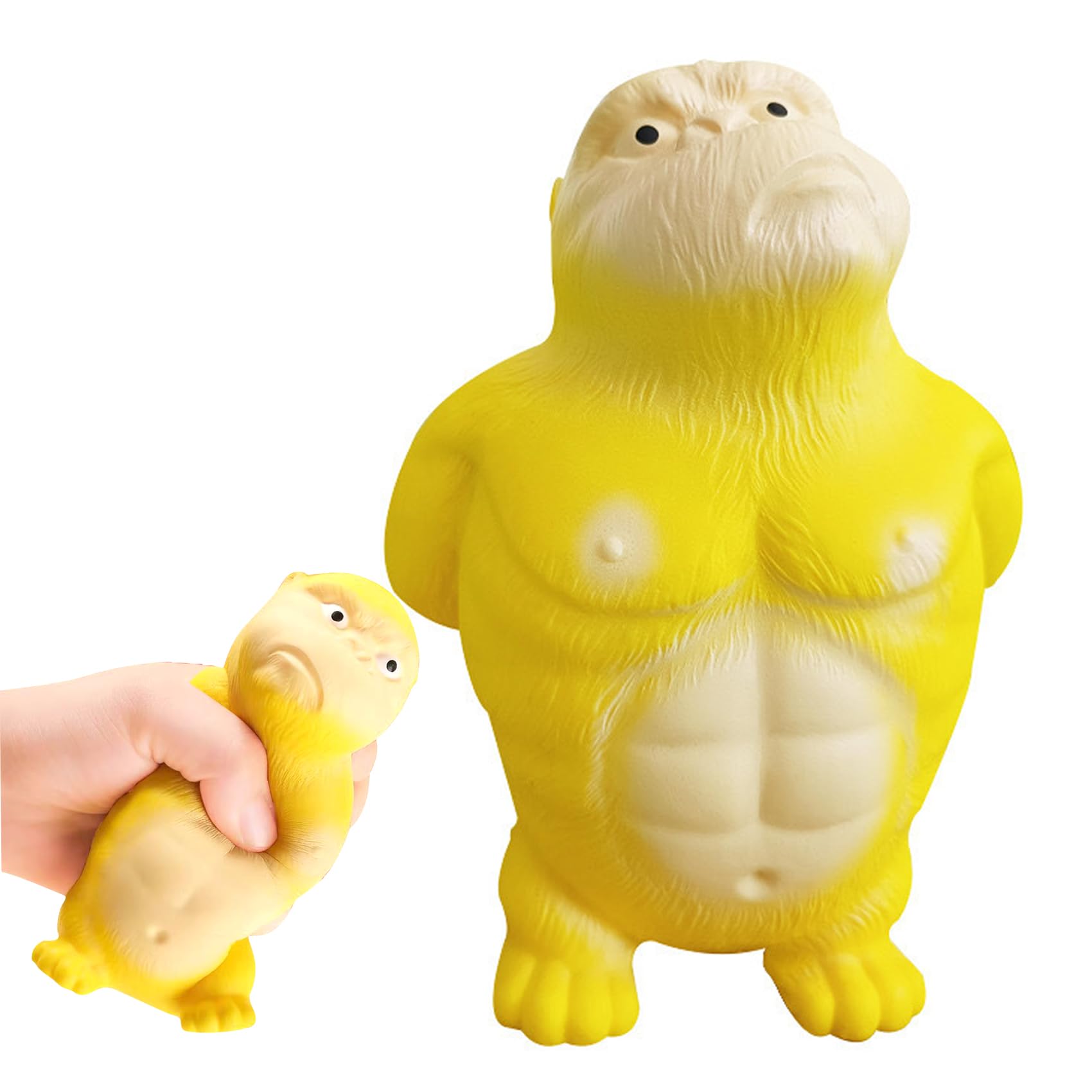 Best Choice Creative Gift Squishy Monkey Toy PU Stretchy Gorilla Pinch And Squashed Soft Slow Rebound Monkey Squeeze Squish Toy