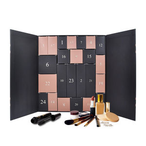 <span class=keywords><strong>Calendario</strong></span> de Adviento de Belleza de Lujo Personalizado con MOQ Bajo - Diseño de Doble Puerta con 24 Compartimentos para Regalos de Marcas de Maquillaje - Product Image 3