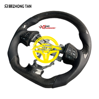 Volant sport en cuir à 3 branches en fibre de carbone pour Mitsubishi Outlander