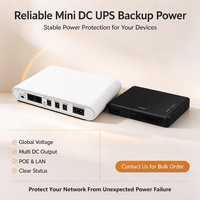 Mini UPS POE-532E, tension de sortie multiple 5V/9V/12V/24V, pour caméras de vidéosurveillance et appareils réseau Wi-Fi