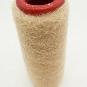 Colores de hilo de fantasía nueva rizado de hilo de cono de hilo teñido con precio de fábrica para tejer ganchillo máquina