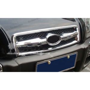 Lsrtw2017-Marco de parrilla delantera para coche, embellecedores de red media para 2004 2005 2006 2007 2008 Hyundai Tucson, accesorios cromados - Product Image 2
