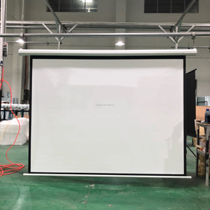 Pantalla de Proyector Motorizada <span class=keywords><strong>El</strong></span>éctrica de 72 Pulgadas Más Vendida 4:3 Blanco Mate para Cine en Casa - Product Image 2