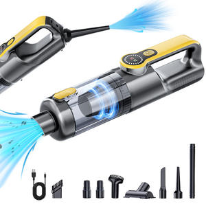 Aspiradora de Coche con Motor sin Escobillas de 21000PA, Aspiradora Recargable de 6000 mAh para Hogar, Coche y Exteriores - Product Image 1