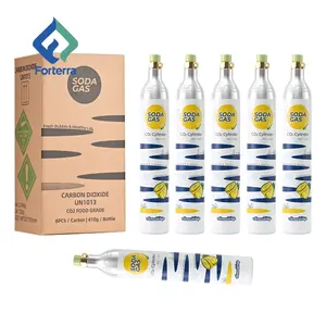 Nouveau Portable Soda Cylindre 0.6l Co2 Bouteille En Aluminium CO2 Gaz Petit Cylindre pour Soda Maker Utilisation - Product Image 4