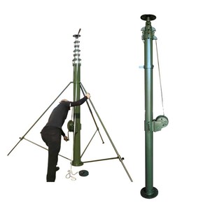 TALENTS 6m 8M 9m 10m Cabezal de carga Cabrestante manual Mástil telescópico con remolque - Product Image 5