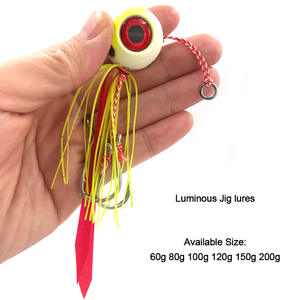 Set de Señuelos Duraderos de Plomo para Jigging con Cebo de Calamar, Cabezas Plomadas para Lubina, Faldillas de Goma Reemplazables, Señuelo de Pesca para Pargo Kabura Inchiku <span class=keywords><strong>Madai</strong></span> - Product Image 4