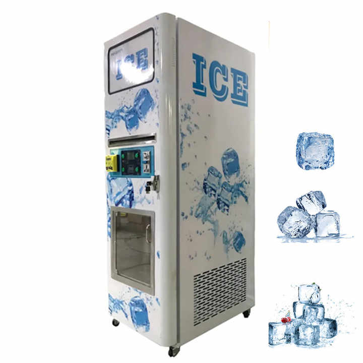 24 Hours Selfservice Ice Vending Machine for Bagging and Sealing Ice