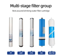 Système d'osmose inverse commercial certifié NSF à 5 étapes, 800 GPD 1200 GPD, filtration d'eau à grand débit pour les écoles et les hôpitaux