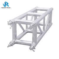 Sistema de Estructura de Aluminio para Escenario Modular, Plegable, Portátil, de Alta Resistencia, con Soporte para Micrófono