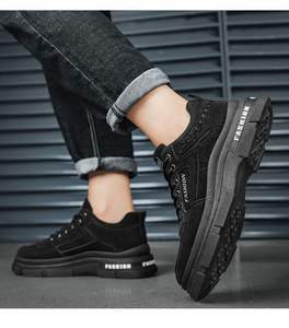 Zapatos Casuales de Alta Calidad para Hombre, Cómodos, de Corte Bajo, Fáciles de Combinar, Resistentes al Desgaste, con Suela Dura, Estilo Deportivo para Caminar - Product Image 2