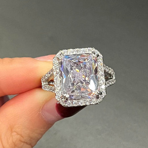 Anello dal Design Quadrato, Stile Semplice, Anello da Dito per Donne - Product Image 5