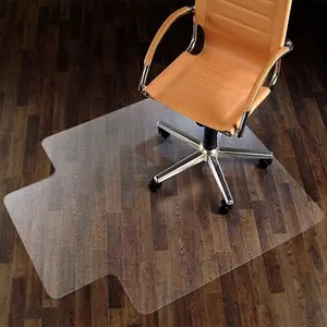 家庭用およびオフィス用の耐久性のあるプラスチックフロアプロテクター木製の床保護透明マット