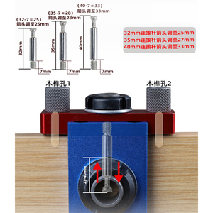 3 trong 1 Chế biến gỗ Túi lỗ <span class=keywords><strong>Jig</strong></span> công cụ <span class=keywords><strong>Kit</strong></span> doweling <span class=keywords><strong>Jig</strong></span> gỗ dọc khoan đồ nội thất kết nối lỗ puncher công cụ định vị - Product Image 5