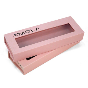 Caja de Cartón Rígido Rosa Magnética con Logotipo en Relieve Dorado Personalizado para Cosméticos y Perfumes, Reciclable - Product Image 2