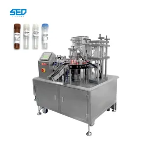 Automatic Plastic Test Tube Detection Reagent Filler Filling And Capping Machine