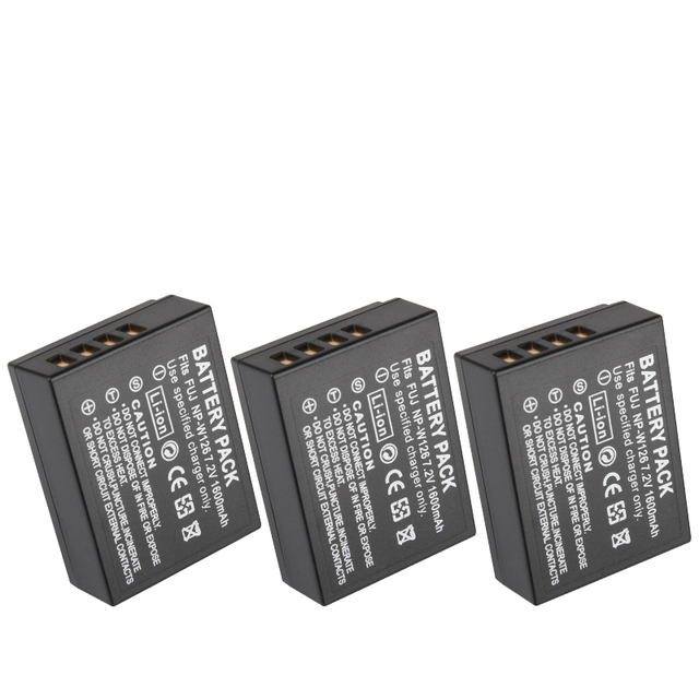 JHTC NP-W126 1600mAh Lithium-Ion Digital Camera Battery for Fuji 300 Cycles 95m Internal Resistance