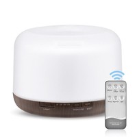 Humidificateur USB Silencieux pour la Maison, Diffuseur d'Huiles Essentielles 500ml Portable avec Fonction de Minuterie