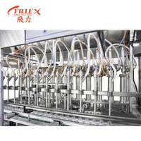 Machine de remplissage pour bouteilles réutilisables, 4/6/8/10 têtes entièrement automatique, ligne de Production d'huile