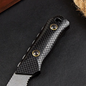 Couteau de chasse à lame fixe BM Raghorn 15600OR, manche intégral, acier inoxydable D2, avec étui, couteau de camping EDC pour extérieur, OEM - Product Image 3