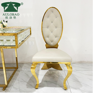 Hotel Luxury Gold Stainless Steel Frame Wholesale Wedding <b>Chairs</b> - Product Image 1