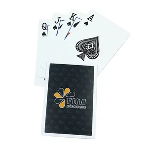 Jeu de cartes à jouer arabe pour adultes, nouveau motif personnalisé, enduit de plastique, dubaï burj al gold poker, en vrac