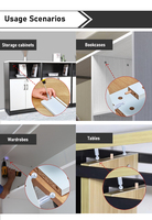 2 1 Cam Dowel Locking Connector Bolts Baja Tahan Karat Desain Modern Kamar Tidur Supermarket Kamar Mandi Lemari Bengkel Dapur Ruang Makan