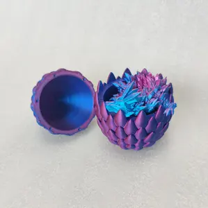 Instock all'ingrosso drago di cristallo stampato 3D con uovo 30cm e 60cm da collezione Dragon Toys PLA FDM servizio di prototipazione