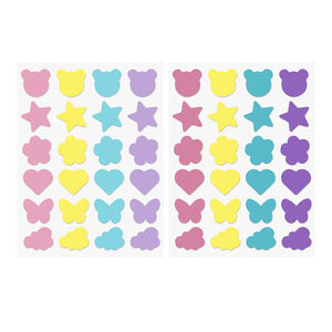 防水ハイドロコロイドニキビパッチ 韓国製ニキビ跡シミ対策ステッカー 顔用 ヴィーガン対応 24枚入り カスタマイズ可能なデザイン - Product Image 1