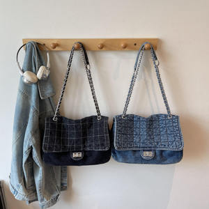 Bolso Bandolera Vaquero de Moda para Mujer, Bolso Bandolera de Gran Capacidad - Product Image 3