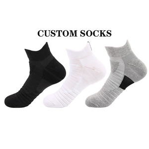 Bán Hàng Nóng Tùy Chỉnh Thanh Niên Vớ Thể Thao Crew Dưới Logo Bóng Rổ Cotton Thoáng Khí Thể Thao Hàng Ngày Rắn Màu Vớ Thể Thao - Product Image 5