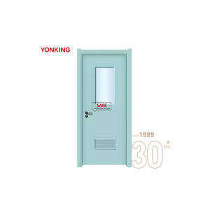 Fabbrica all'ingrosso sala operatoria porta ospedaliera accesso carta vetro automatizzato camera trasparente porta ermetica isolamento acustico - Product Image 3