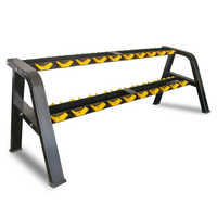 Support de rangement commercial pour haltères de salle de sport, organisateur de poids pour club de fitness, équipement de musculation, support de rangement pour matériel de force