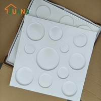 Panneaux muraux en PVC gaufré ignifuge écologiques et modernes, panneaux muraux 3D pour la décoration du plafond et des murs, utilisation en intérieur