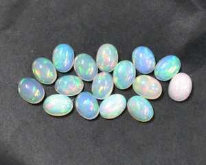 Cabujón de forma redonda de Topacio azul cielo Natural hecho a mano, piedra suelta de piedras preciosas para fabricación de joyas y accesorios de hallazgos - Product Image 6