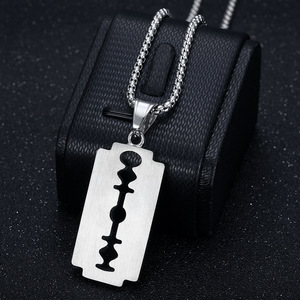 Collar de Plata Mini Etiopio al por Mayor, Gargantilla Elegante de Alta Calidad con Cruz Gótica Cristiana Geométrica para Oración - Product Image 3